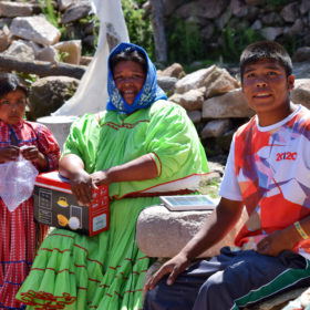 Familia tarahumara, Guachochi,Chihuahua